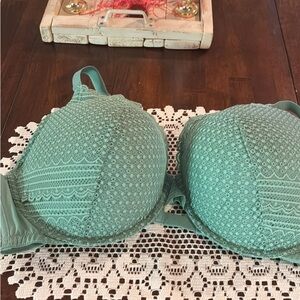 Auden Lace Bra in Mint Green size 44DDD